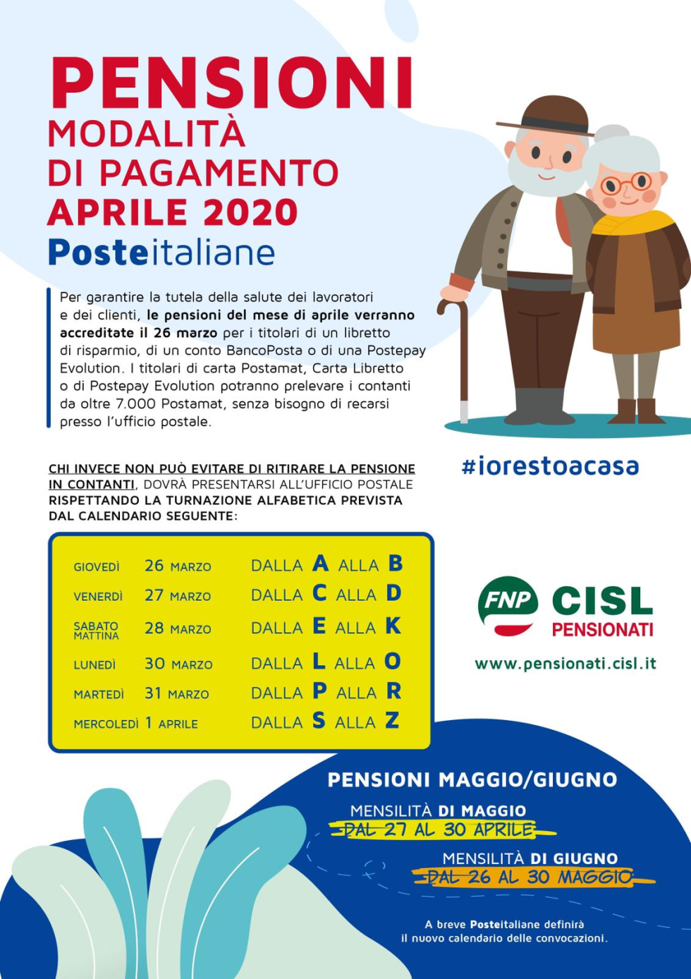 Pensioni in anticipo ad Aprile, Maggio e Giugno