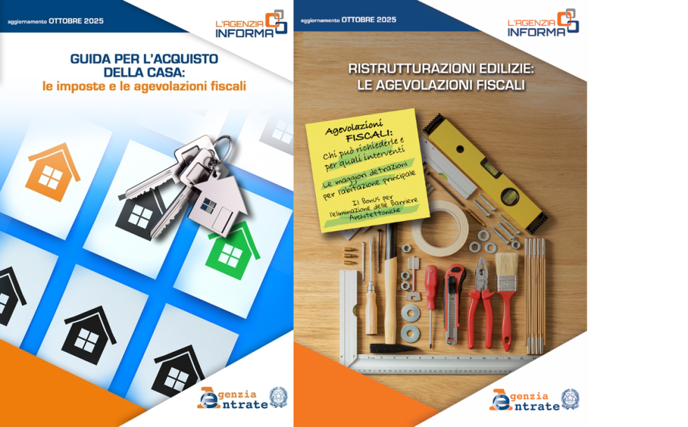 Ristrutturare e acquistare casa: due utili guide dell'Agenzia delle Entrate
