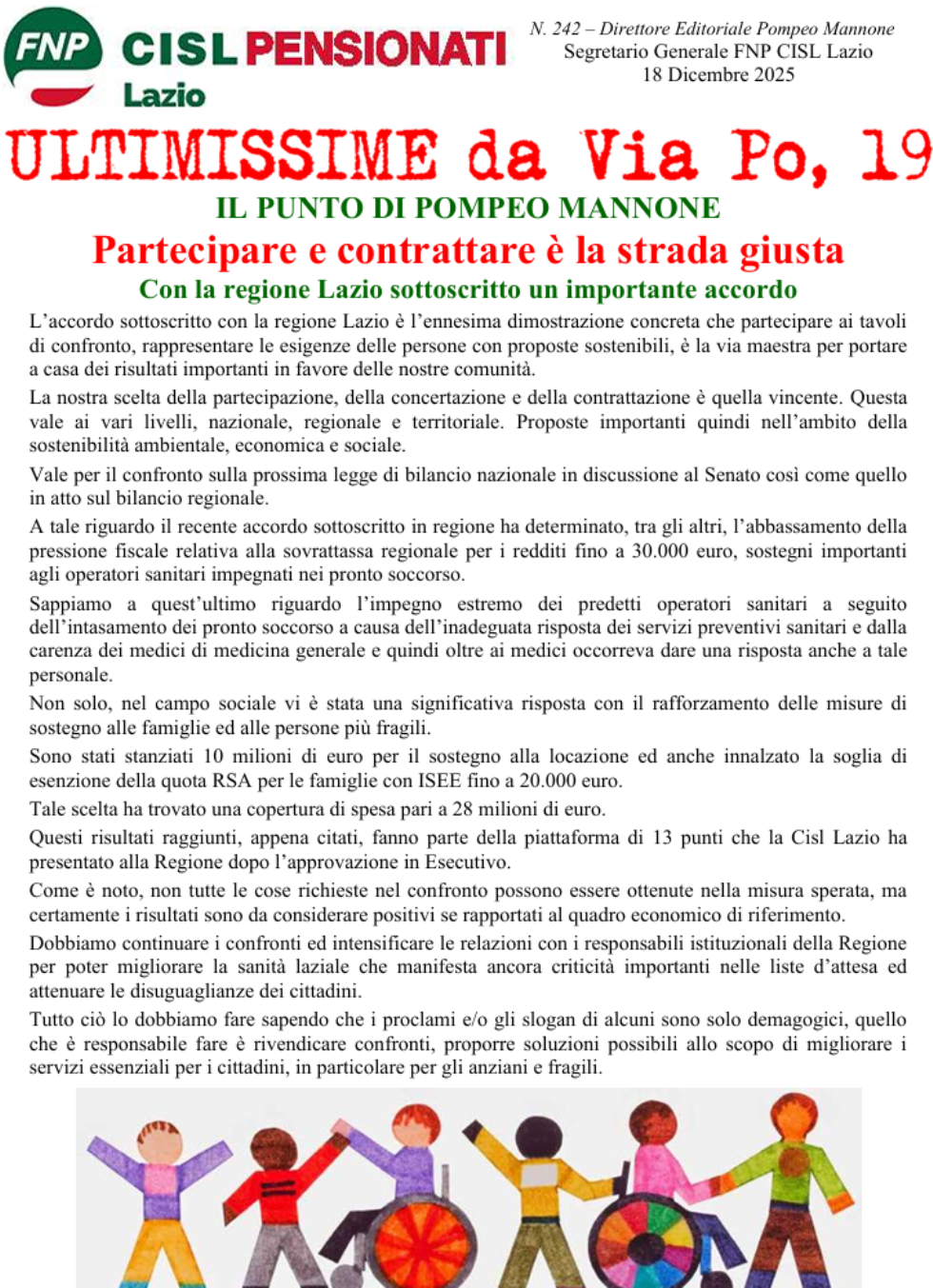 Partecipare e contrattare è la strada giusta