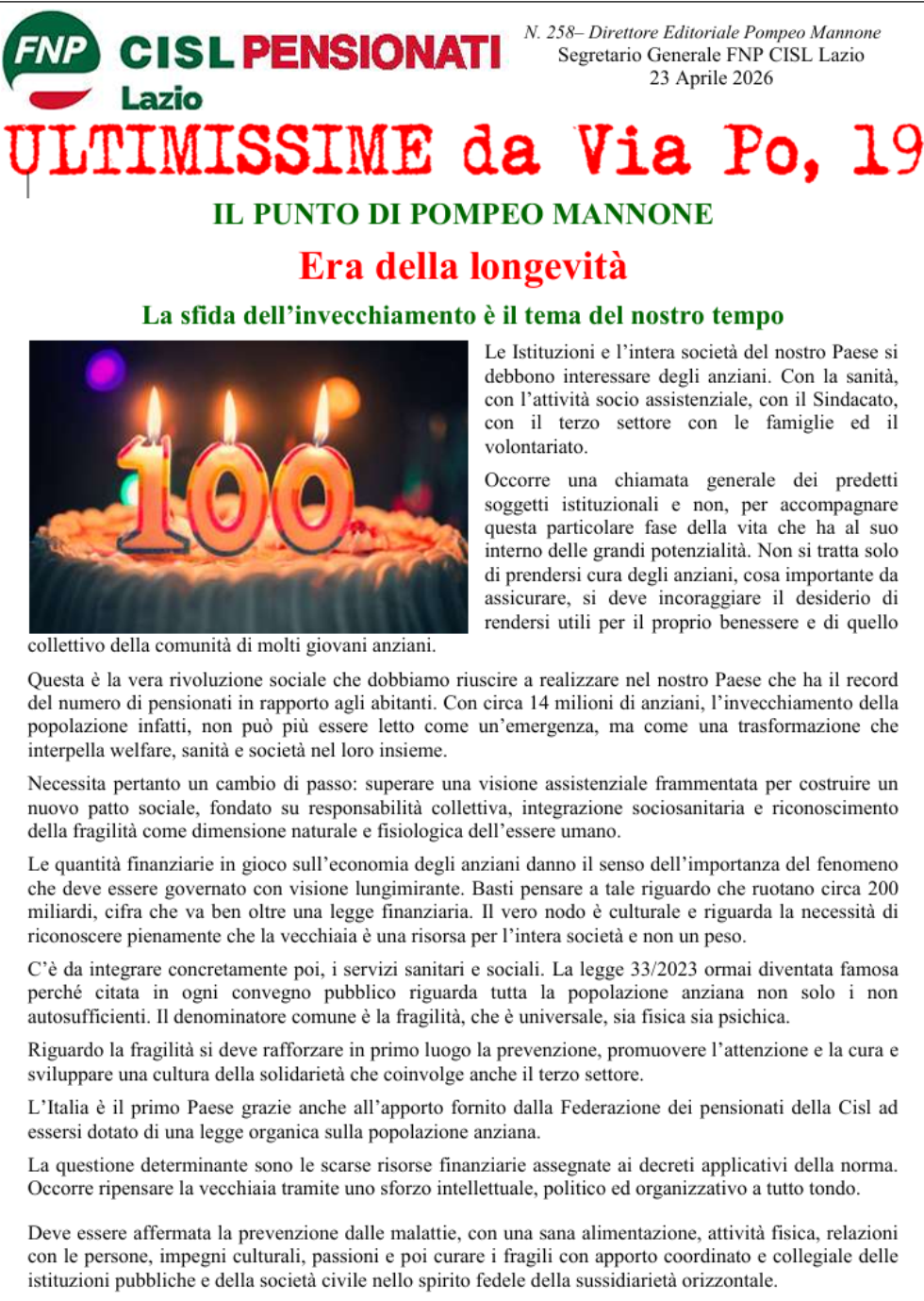 Era della longevità