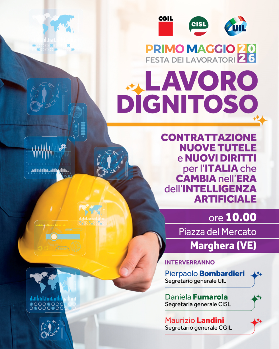 1° MAGGIO 2026, “LAVORO DIGNITOSO”