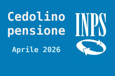 PREVIDENZA – Cedolino pensione di aprile 2026