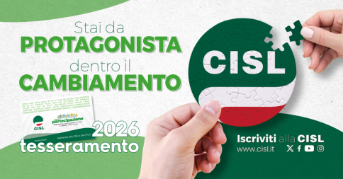Cisl: 42.000 iscritti in più tra i lavoratori attivi. 