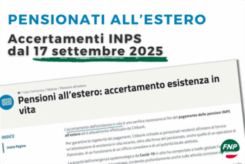Pensionati all’estero: accertamenti INPS dal 17 settembre 2025 