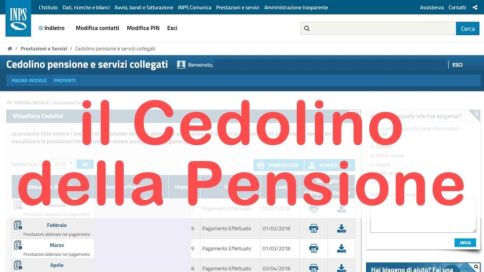 Informazioni utili sul cedolino pensione di maggio 2025