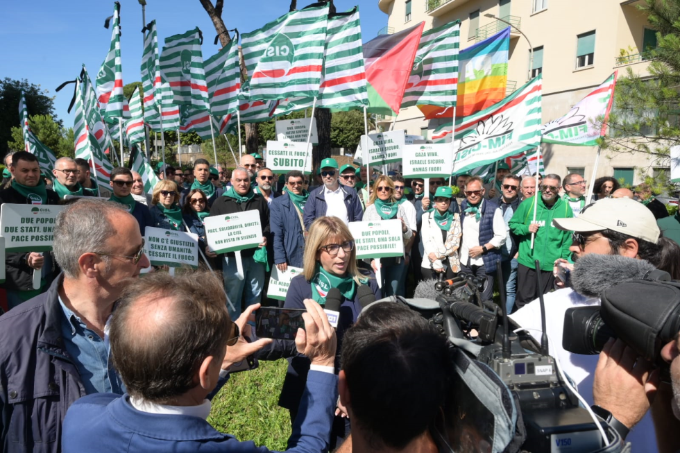  Guerre. Domani l’Assemblea Nazionale Cisl all’Auditorium del Massimo a conclusione della ‘Maratona per la Pace’.